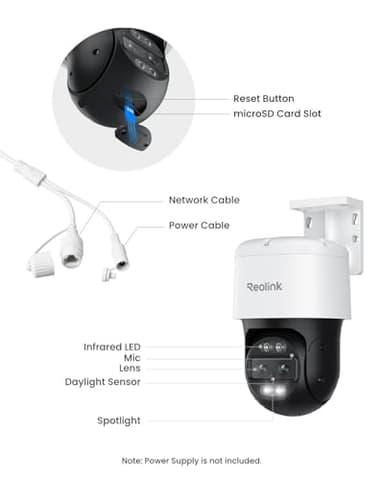 REOLINK PTZ Security Camera System 4K, IP PoE 360 Camera with Dual-Lens, Auto 6X Hybrid Zoomed Tracking, 355 Pan & 90 Tilt, Outdoor Surveillance, AI Detection, TrackMix PoE - Image 8