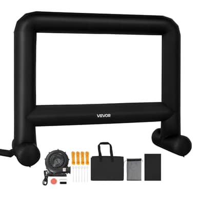 VEVOR 16FT Inflatable Movie Screen Outdoor, Inflatable Projector Screen with Portable Storage Bag, 16:9 Easy Set Up Movie Projection for Outdoor Backyard, Home Theater, Theme Party - Image 9