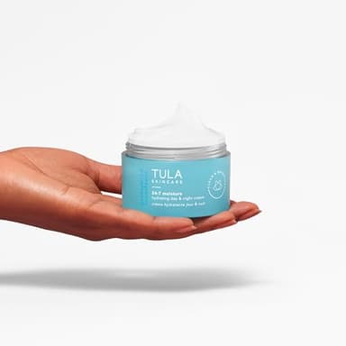 TULA Skin Care 24-7 Hydrating Day & Night Cream - Anti-Aging Moisturizer for Face, Contains Watermelon & Blueberry Extract, 1.5 oz. - Image 3