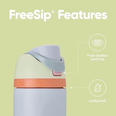 Owala FreeSip Insulated Stainless Steel Water Bottle with Straw for Sports, Travel, and School BPA-Free Sports Water Bottle, 24 oz, Beach House - Image 4