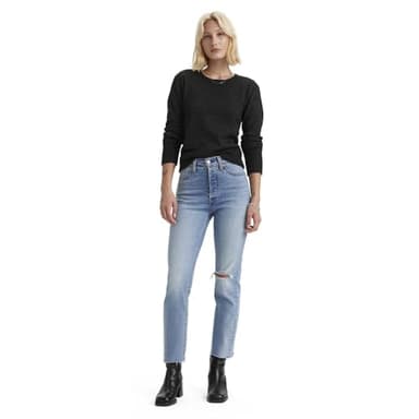 Levi's Women's Wedgie Straight Jeans, (New) Night Sight 30 Regular - Image 4