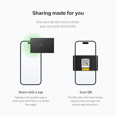 dot. Card - Digital Business Card - Tap to Share - iPhone & Android (Red) - Image 5