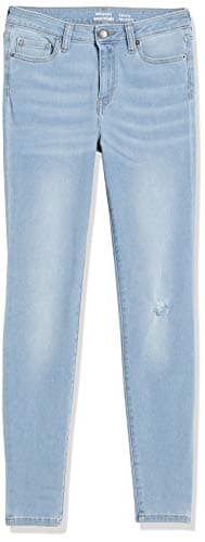 Amazon Essentials Skinny Jeans for Women (Stretchy), Washed Blue, Size 6 Short - Image 7