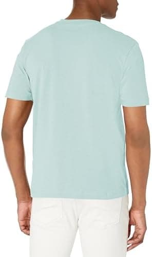 BOSS Mens Small Chest Logo Regular Fit Cotton T-Shirt - Image 3