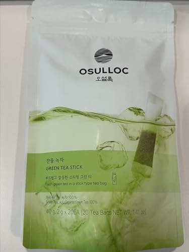 OSULLOC Cold Green Tea, Stick-Type in Pouch Package, Premium Organic Pure Tea from Jeju, 20 count, 1.41 oz, 40g - Image 8