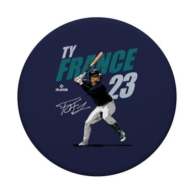 Ty France | Cincinnati Baseball Players | MLBTFE3001 PopSockets Adhesive PopGrip - Image 3