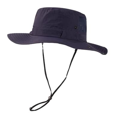 TOP-EX Men's Waterproof Bucket Sun Hat with Wide Brim, Summer Boonie Shade Cap for Outdoor Hiking, Fishing, Beach, Safari - UV Protection SPF Sunhat, Navy M/L - Image 1