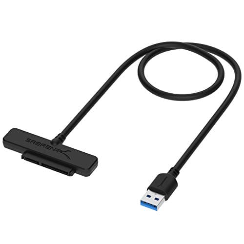 SABRENT SATA to USB Cable - USB 3.0 to 2.5” SATA I/II/III Hard Drive Adapter - External Converter for SSD/HDD Data Transfer (EC-SSHD) - Image 1