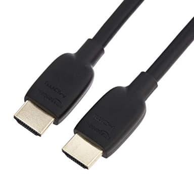 Amazon Basics HDMI Cable, 3 Feet, HDMI 2.1 to HDMI Cable (48Gbps), 8K@60Hz 4K@120Hz Certified Ultra High Speed, Black, Compatible with PS5/Xbox/TV/Monitor - Image 1