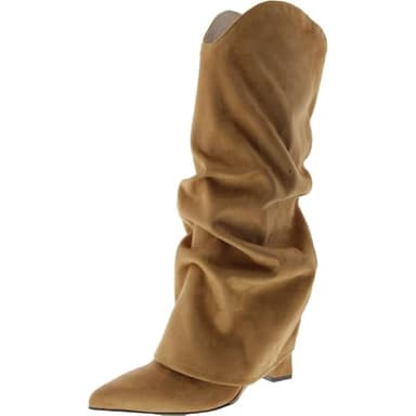 Nine West Women's Amazin Boot, Cognac 120, 10 - Image 1