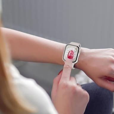 6-Pack Case Compatible with Apple Watch Series 11 10 46mm with Tempered Glass Screen Protector, QCKANLJ Ultra-Thin Hard PC Protective Face Cover Bumper for iWatch 11/10 46 mm - Image 6