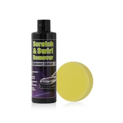 PIMAG Pro-Grade Car Scratch & Swirl Remover Kit, Polishing Compound for Car Surface, Cutting Compound Paint Restorer with Applicator Pad, Safe Vehicle Detailing Supply, add Gloss & Shine-250ML(8.45oz) - Image 1
