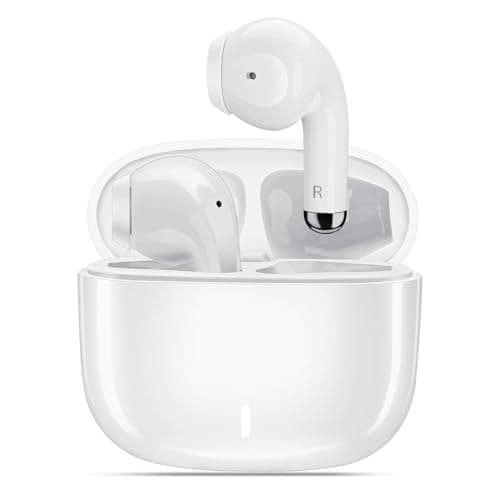 Wireless Earbuds for Samsung S25 Ultra S24 S23 Fe S22+, 5.3 Bluetooth Earbuds Noise Cancelling Ear Bud with Mic Touch HiFi Stereo Wireless Headphone for iPhone 17 Air 16 e 15 Pro Max 14 Plus Pixel 10 - Image 1