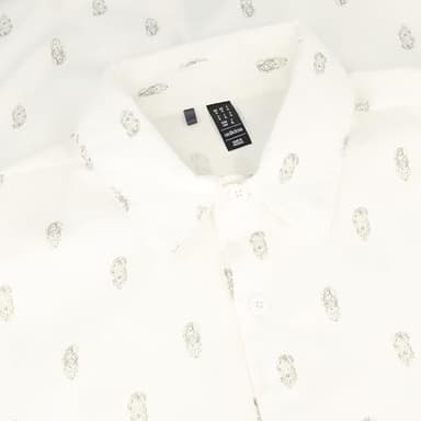 adidas Men's Go-to Resort Button Down Polo Shirt, White - Image 5