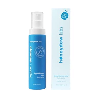 Honeydew Labs Hypochlorous Acid Spray – HOCl Face & Skin Mist for Acne, Eczema & Irritation – Multi-Purpose Skin Repair – Eyelid Cleanser, Post-Workout, Post-Procedure, Scalp & Sensitive Skin – 6.8 oz - Image 1