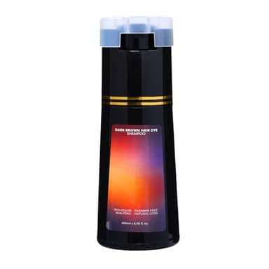 POLAR HAIR Dye Shampoo, Hair Care,Hair Care Instant Dye Shampoo (Dark Brown) - Image 1