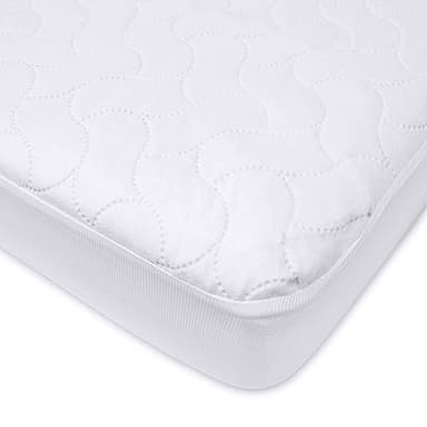 American Baby Company Waterproof Fitted Crib Mattress Protector 52" x 28" - Quilted, Noiseless, Soft & Breathable Crib & Toddler Mattress Pad Cover - Image 1