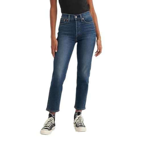 Levi's Women's Wedgie Straight Jeans (Also Available in Plus), (New) Indigo Here We Go 32 Regular - Image 1