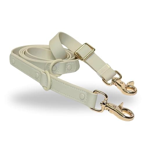 Hands Free Leash and Belt Bag | Cream, Leash Only - Image 1