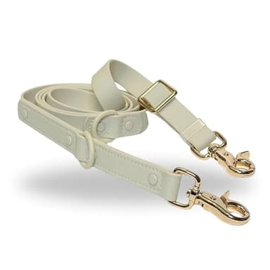 Hands Free Leash and Belt Bag | Cream, Leash Only - Image 1
