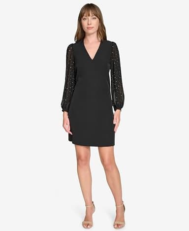 Tommy Hilfiger Women's Dresses Shift,Black,6P - Image 7