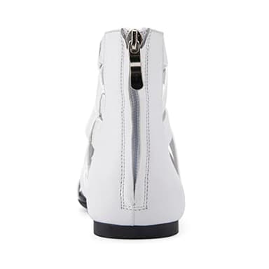 Aerosoles Women's Harper Flat Sandal, White Leather, 11 - Image 8