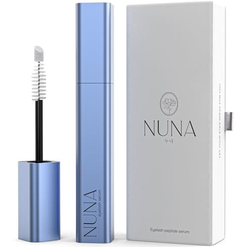 NUNA Eyelash Growth Support Serum 6ml – Eye Lash and Eyebrow Enhancing Serum for Women & Men with Biotin - Korean Multi Peptide & Natural Extracts – Promotes Fuller and Longer Lashes - 6 Month Supply - Image 1