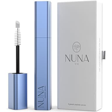 NUNA Eyelash Growth Support Serum 6ml – Eye Lash and Eyebrow Enhancing Serum for Women & Men with Biotin - Korean Multi Peptide & Natural Extracts – Promotes Fuller and Longer Lashes - 6 Month Supply - Image 1