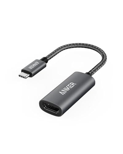 Anker USB C to HDMI Adapter (4K@60Hz), 310 USB-C Adapter (4K HDMI), for MacBook Pro, MacBook Air, iPad Pro, Pixelbook, XPS, Galaxy, and More(Compatible with Thunderbolt 3 Ports) - Image 1