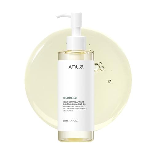 Anua Heartleaf Pore Control Cleansing Oil, Oil Cleanser for Face, Makeup Blackhead Remover, Korean Skin Care 6.76 fl oz(200ml) (original) - Image 1