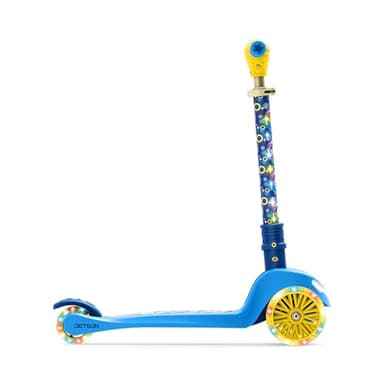 Jetson Sonic Three-Wheel Light Up Kick Scooter, Light up Stem & Wheels, Height Adjustable Handlebar, Rear Brake, Foldable, Ages 3+, JSNC2-3KIK - Image 3