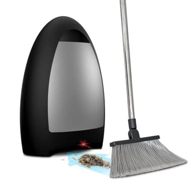 EyeVac Home Touchless Vacuum Automatic Dustpan - Great for Sweeping Pet Hair Food Dirt Kitchen - Ultra Fast & Powerful, No More Bending Down, Bagless, Corded, Automatic Sensor, 1000 Watt (Matte Black) - Image 1