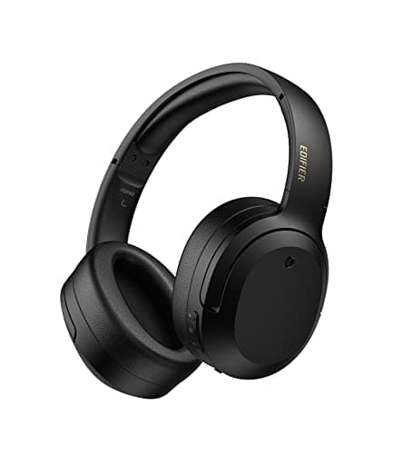 Edifier W820NB Plus Hybrid Active Noise Cancelling Headphones - LDAC Codec - Hi-Res Audio Wireless & Wired - Fast Charge - 49H Playtime - Over Ear Bluetooth V5.2 Headphones- Black - Image 1