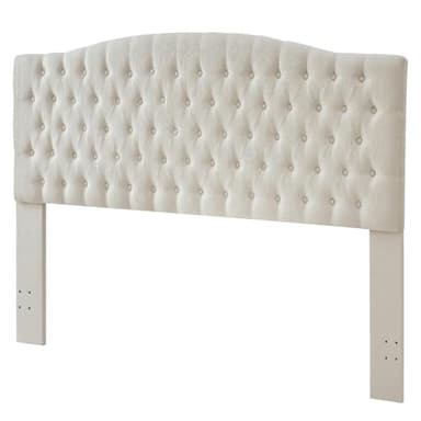 Furpopup Linen Upholstered Headboard King/Cal King Size Latest Model Wall Mount, Bed Frame Mount, Featuring High-Density Sponge Padding, Luxury Texture Easy Assembly Comfort and Style-Ivory - Image 8