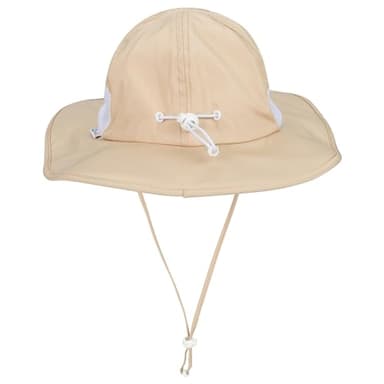 SwimZip Wide Brim Sun Hat | UPF 50+ Protection for Baby, Toddler, and Kids Beige - Image 9