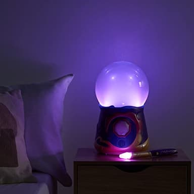 Magic Mixies Magical Misting Crystal Ball with Interactive 8 inch Pink Plush Toy and 80+ Sounds and Reactions - Image 7