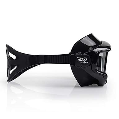 Adult Pano 3 Window Scuba Diving Mask, Tempered Glass Snorkel Mask Anti-Fog Swim Mask No Leakage Swim Goggles with Nose Cover Snorkeling Gear for Snorkeling, Freediving, Swimming (Black) - Image 8