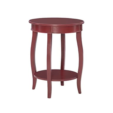 Powell Furniture Powell Round Shelf, Red Table - Image 1