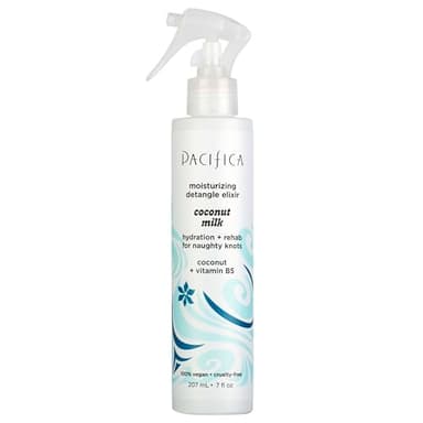 Pacifica Coconut Milk Hair Detangler Spray - Leave In Conditioner Spray, Detangling Elixir Suitable for All Types, Fine and Curly Hair Products, Smoothing, Moisturizing, and Anti-Frizz - 207 mL - Image 14