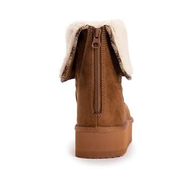 MUK LUKS Women's Amelia Boot, Brown, 10 - Image 3