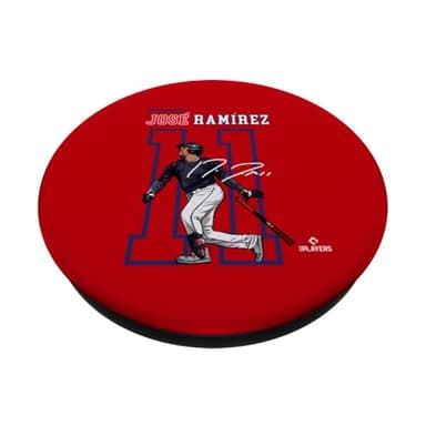 Jose Ramirez | Cleveland Baseball Players | MLBRMR3004 PopSockets Adhesive PopGrip - Image 2