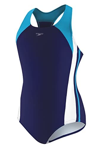 Speedo Girl's Swimsuit One Piece Infinity Splice Thick Strap - Image 1