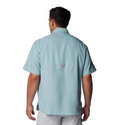 Columbia Mens PFG Tamiami II Short Sleeve Fishing Shirt, Crushed Blue, 6X - Image 2