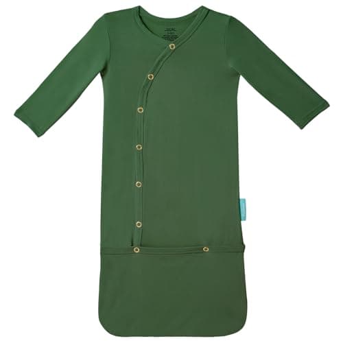 PurComfy Supersoft Baby Sleeper Gowns, Premium Bamboo Viscose Infant Nightgown Sleepers Snap Bundlers Preemie - Image 1