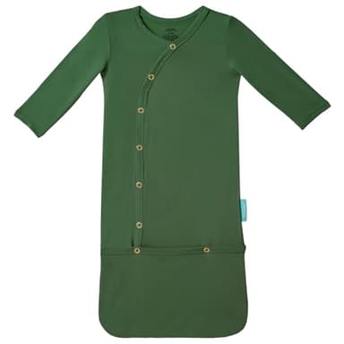 PurComfy Supersoft Baby Sleeper Gowns, Premium Bamboo Viscose Infant Nightgown Sleepers Snap Bundlers Preemie - Image 1