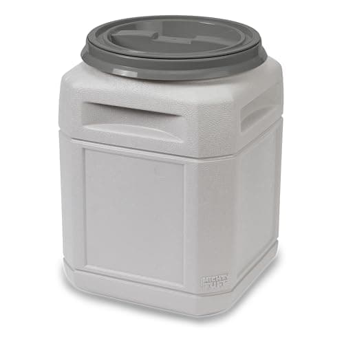 Mighty Tuff Airtight Dog Food Storage Container – 10 Gal, up to 40 lb Capacity – Cat and Dog Food Container with Twist Lid & Handles – BPA-Free, Made in USA - Image 1