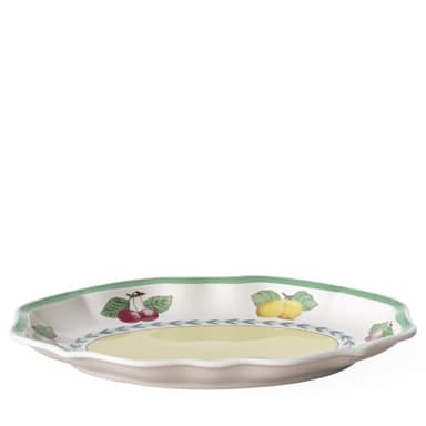 Villeroy & Boch French Garden Fleurence Pickle Dish/Gravy Stand, 9.5 in, Premium Porcelain, White/Multicolored - Image 2