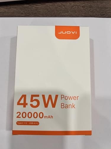 JUOVI J2621 Power Bank Portable Charger 20000mAh 45W, PD3.0 QC 4.0 Fast Charging Battery Pack with LED Display,2 USB-C,2 USB-A for iPhone 15 16, MacBook - Image 9
