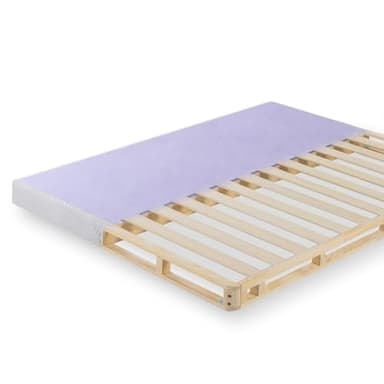 ZINUS Edgar 4 Inch Wood Box Spring, Mattress Foundation, Sturdy Wood Structure, Low Profile, Easy Assembly, King - Image 4