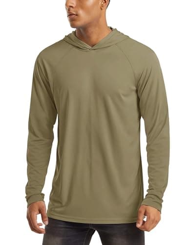 UV Protection Long Sleeve Athletic Shirts for Men - Running, Workout, Sun & Summer Shirts - Image 1